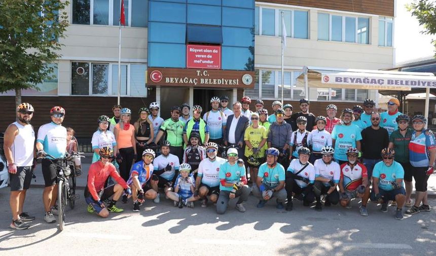 Beyağaç'ın güzellikleri Sandras Dağı Bisiklet, Kültür ve Doğa Şenliğiyle keşfedildi