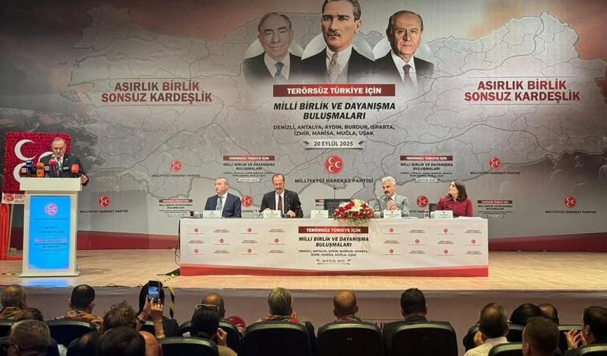 MHP'den Denizli'de 'Terörsüz Türkiye' Vurgusu