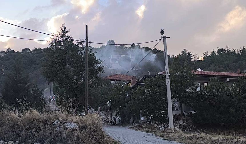 Ateşle yapılan temizlik yangına neden oldu