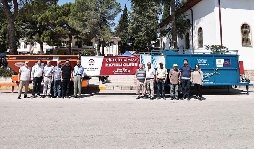 Denizli Büyükşehir’den üreticiye tam destek