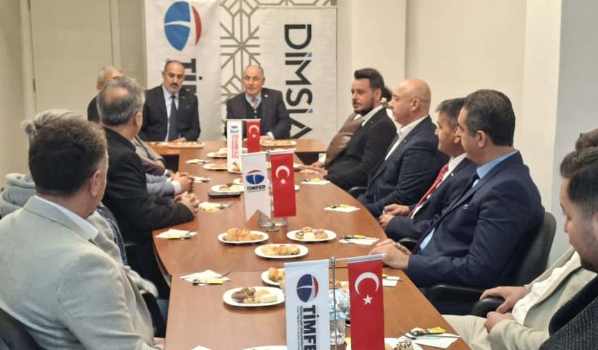 Vali Ömer Faruk Coşkun’dan DİMSİAD’a Ziyaret