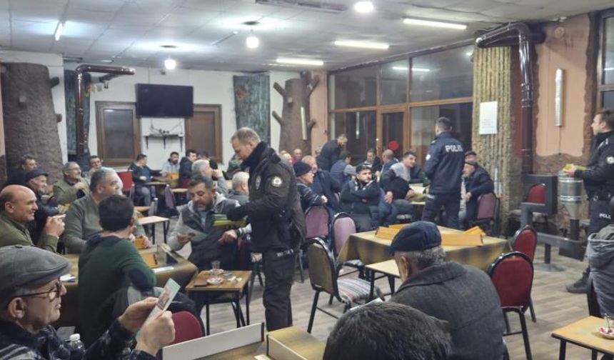 Çaylar polisten, uyanık olmak vatandaştan