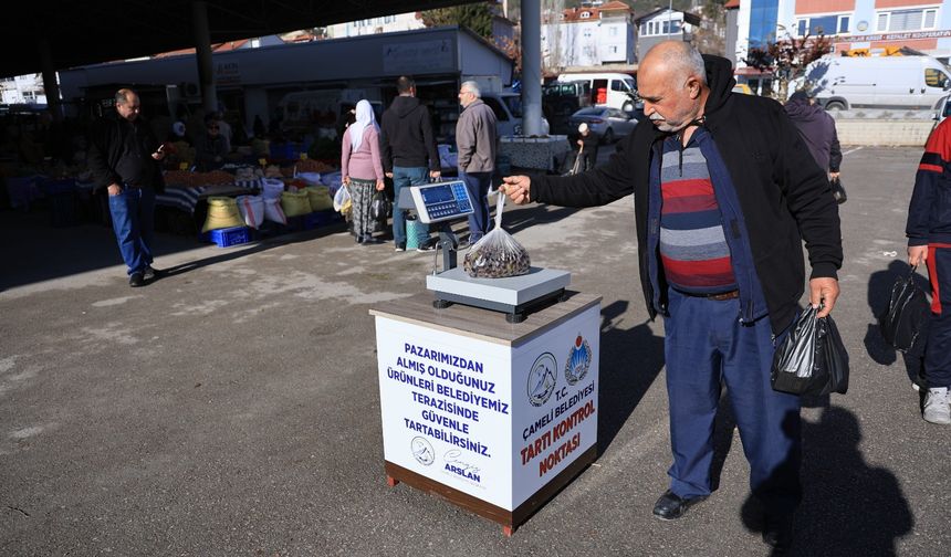 Çameli Belediyesi’nden Güvenli Terazi Uygulaması