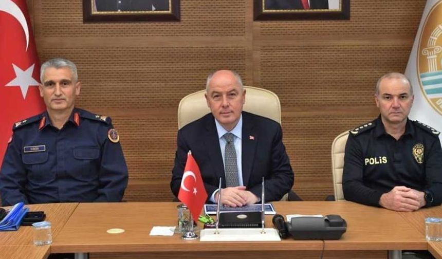 Denizli Valisi Kasım ayı asayiş verilerini paylaştı