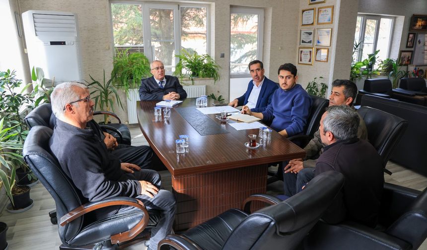 Çameli Belediye  Başkan'ı Muhtarlarla  bir araya  geldi