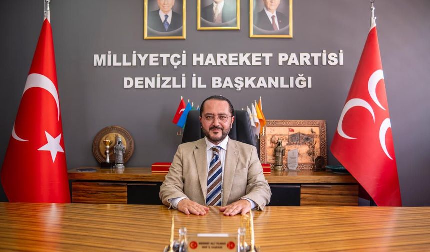MHP Denizli İl Başkanı Yılmaz’dan Miraç Kandili Mesajı