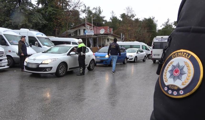 Denizli Emniyet Müdürlüğü yılbaşı gecesi 4 bin şahsı 3 bin aracı kontrol etti