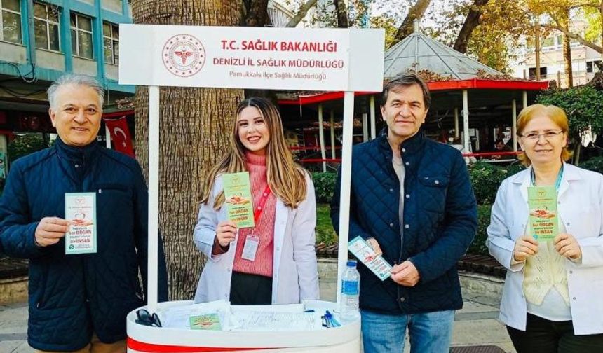 Denizli’de geçen yıl 3 bin 378 kişi organ bağışında bulundu
