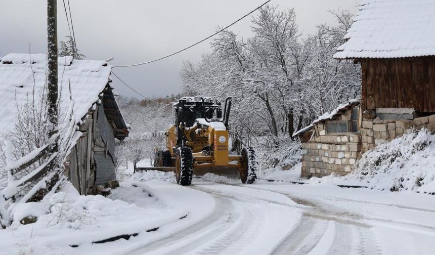 Çameli Belediyesi karla mücadele için teyakkuzda