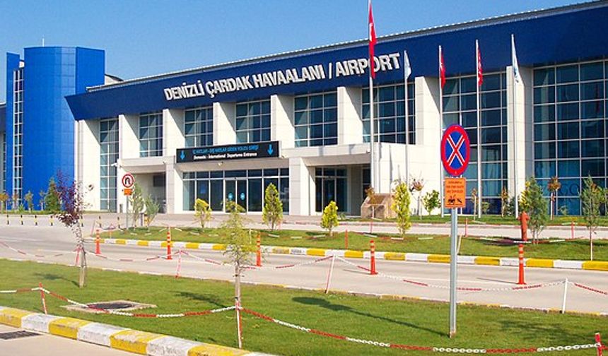 Denizli Çardak Havalimanı’nda Yolcu ve Yük Trafiği Arttı