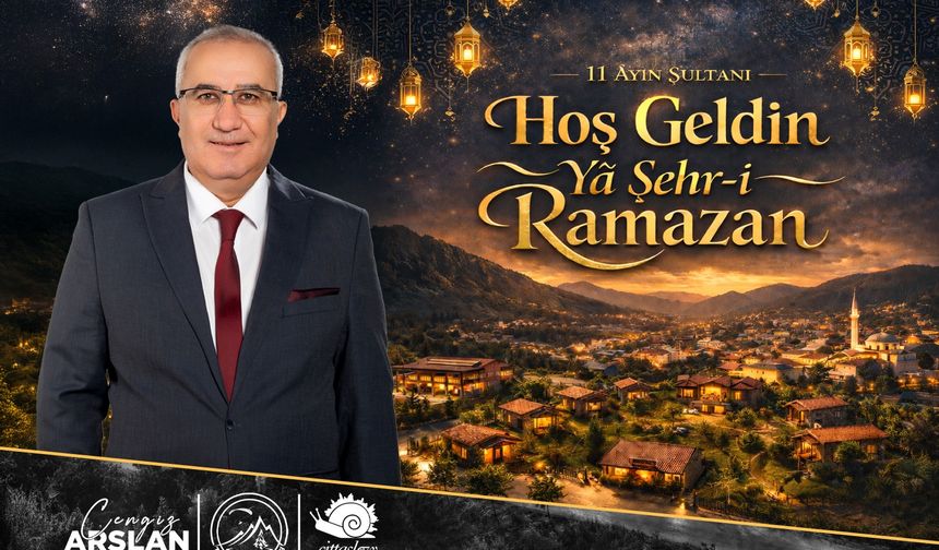 Başkan Arslan'dan  Ramazan Ayı Mesajı