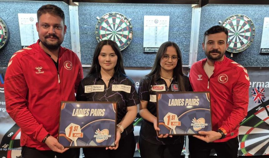 Denizli'li dartçılar Hollanda’da Tarih yazdı