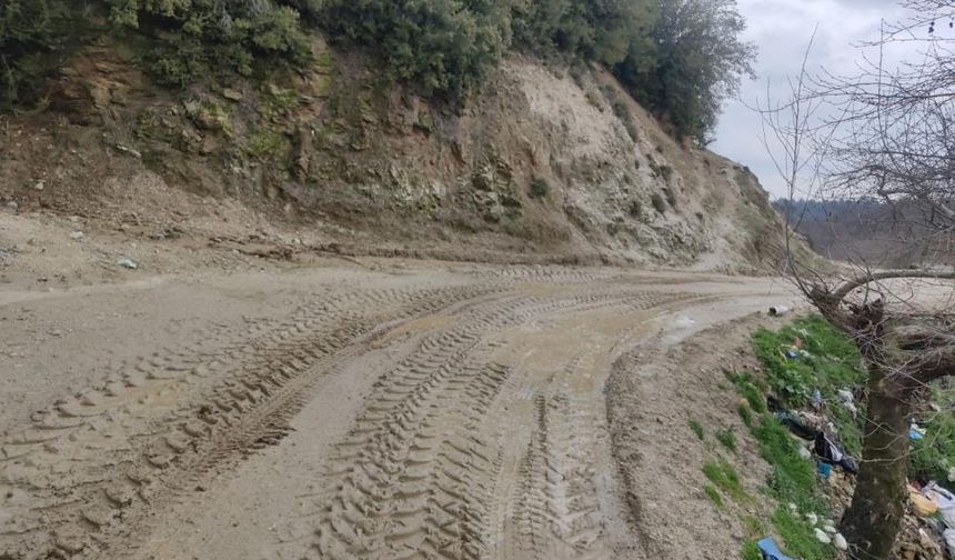 Toprak kayması nedeniyle okula gidemeyen öğrencilerin yolu açıldı