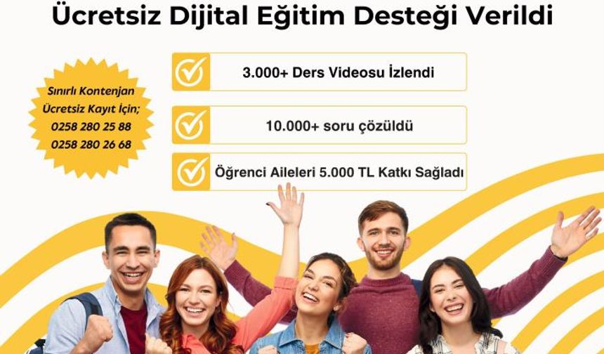 Denizli'de Eğitimde Fırsat Eşitliği Projesi ile 5 bin gence ulaştı