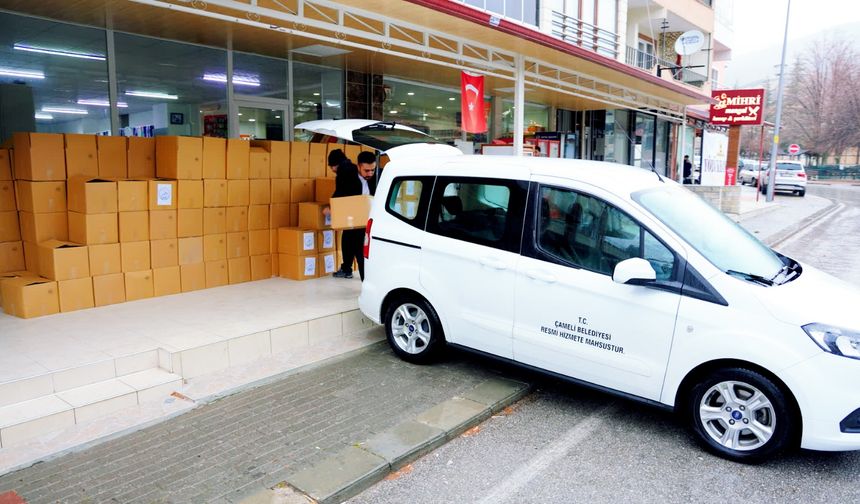 Çameli Belediyesi’nden Ramazan Kolisi Desteği