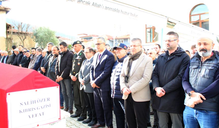 Kıbrıs Gazisi Salih Özer’e Son Veda