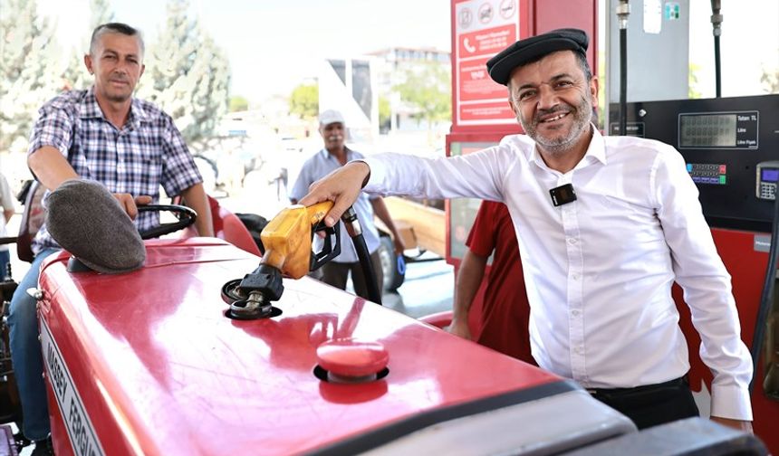 Denizli Büyükşehir’den üreticiye mazot desteği