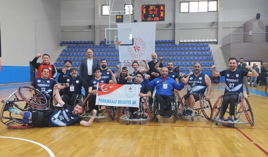 Pamukkale'nin ''Engelsiz Yürekleri'' 1. Lig A Grubu’nda Liderliğe Yükseldi