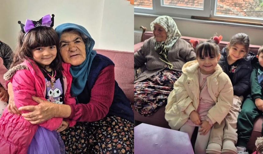 Minik kalplerden büyük vefa: Honaz’da Yaşlılar Haftası’na anlamlı ziyaret