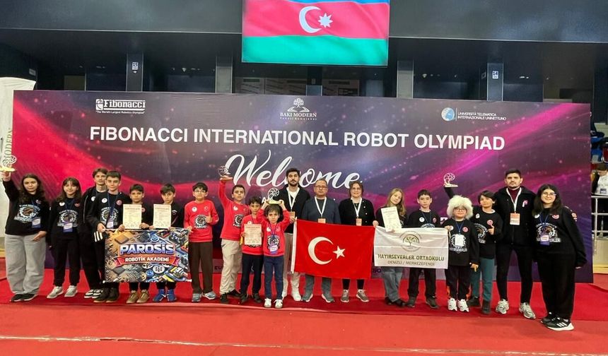Bakü’de Büyük Gurur: Denizli'li Öğrenciler Robotik Olimpiyatlarında Zirveye Çıktı