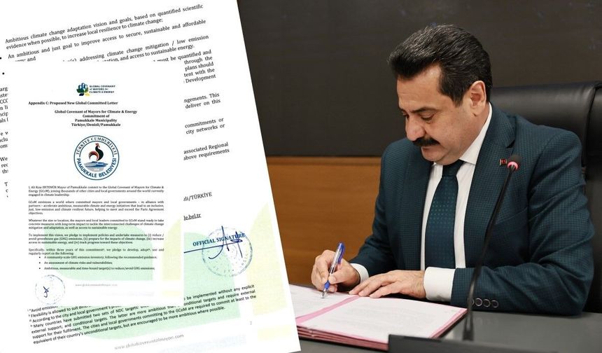 Pamukkale 'nin İklim Vizyonu Küresel Arena'da