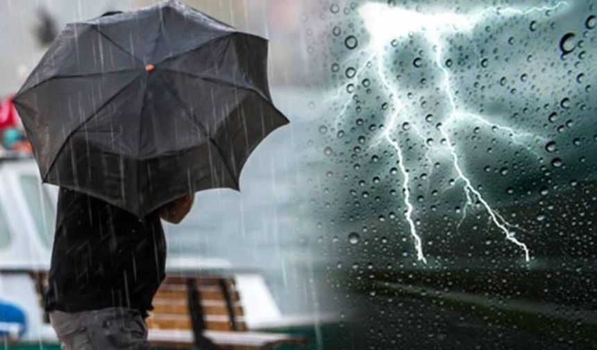 Denizli için kuvvetli sağanak uyarısı