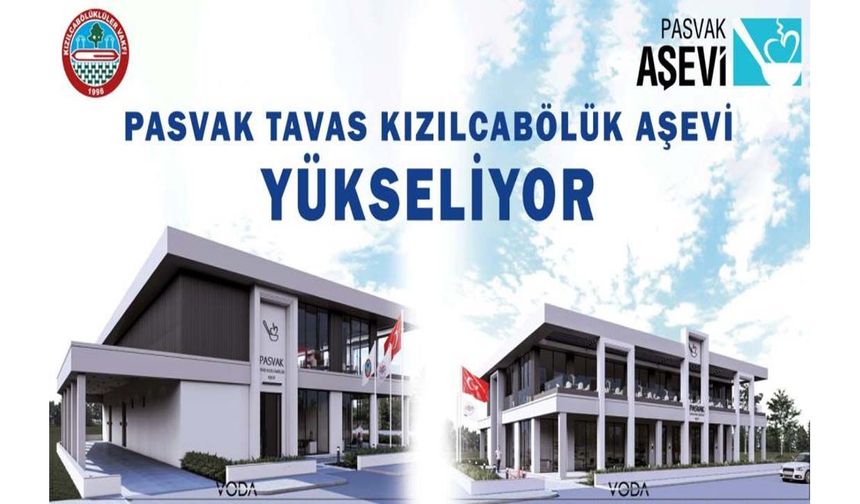 PASVAK ve Tavas Belediyesi iş birliğiyle Kızılcabölük'e aşevi