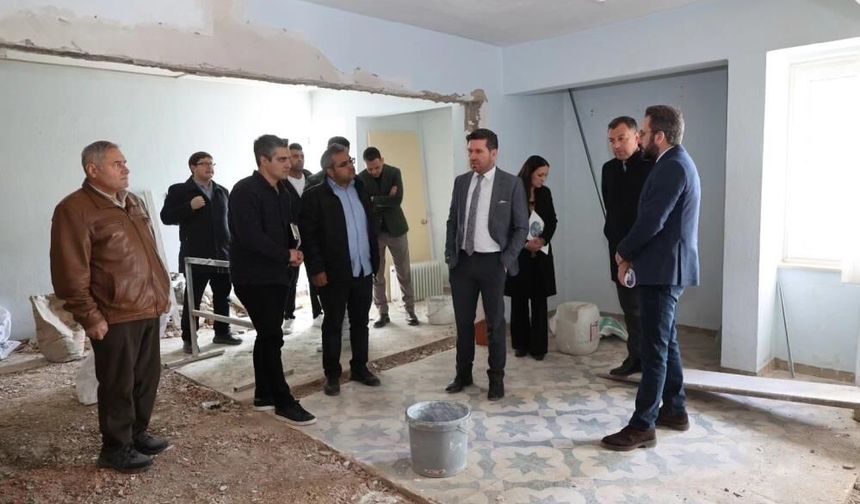 Başkan Tatık, Tavas'a değer katan projeleri sahada inceledi