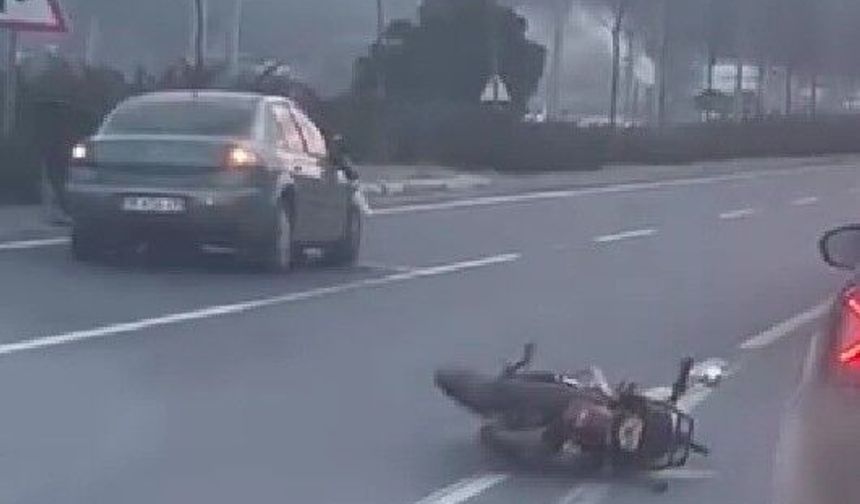 Otomobil ile çarpışan motosikletin sürücüsü hayatını kaybetti