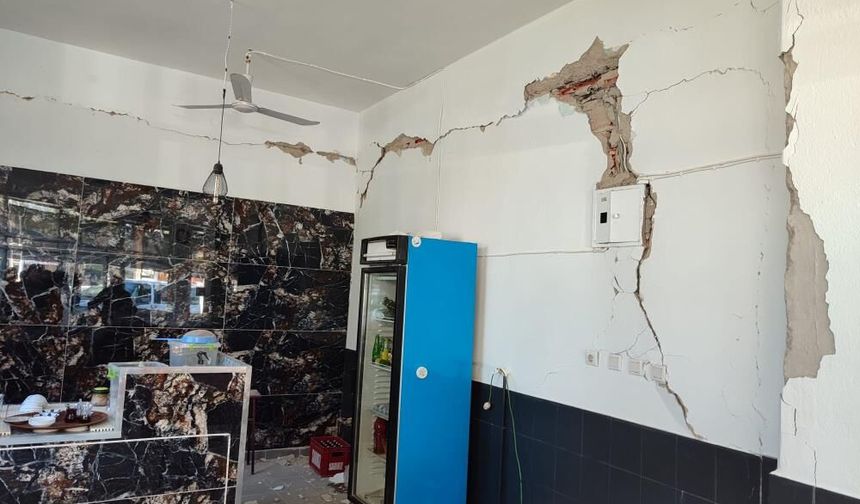 Buldan’da 5.1'lik depremde bazı işletmelerde hasar meydana geldi