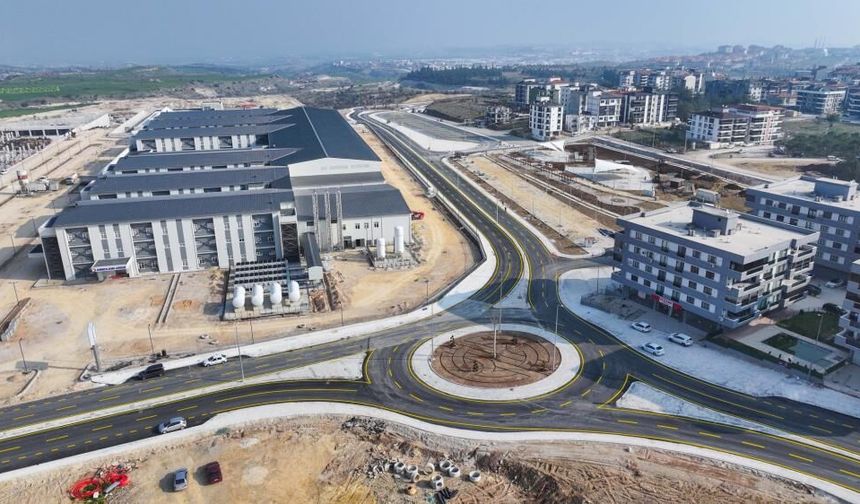 Denizli Acil Durum Hastanesine ulaşım altyapısı tamamlandı