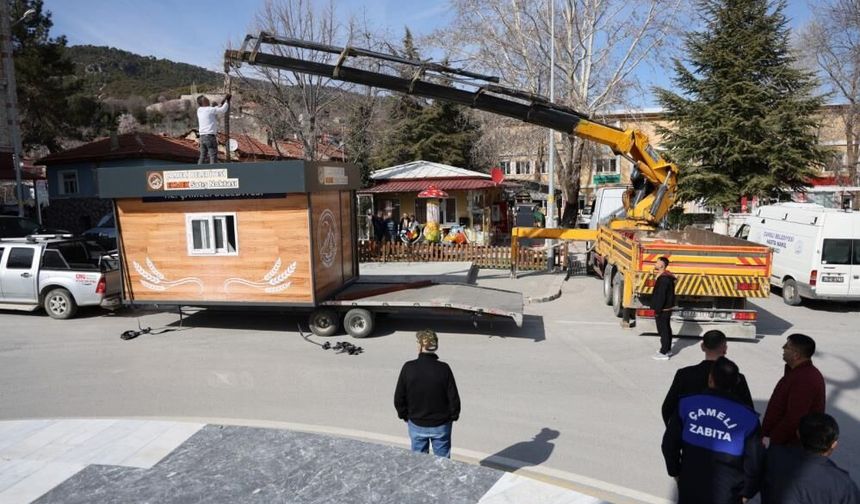 Çameli’de yöresel ekmek satış noktaları hizmete hazırlanıyor