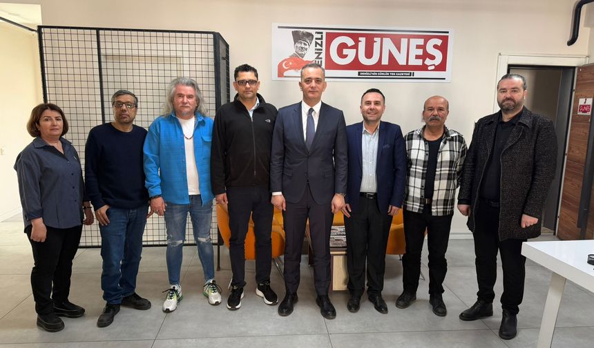 Basın İlan Kurumu’ndan Denizli Güneş Gazetesi’ne Ziyaret