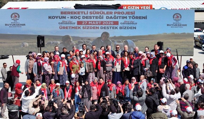 Denizli’de üretime “Bereketli Sürüler” dopingi