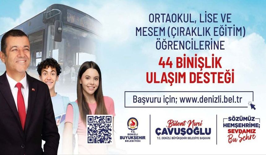 Büyükşehir’in ulaşım desteği başvuruları uzatıldı