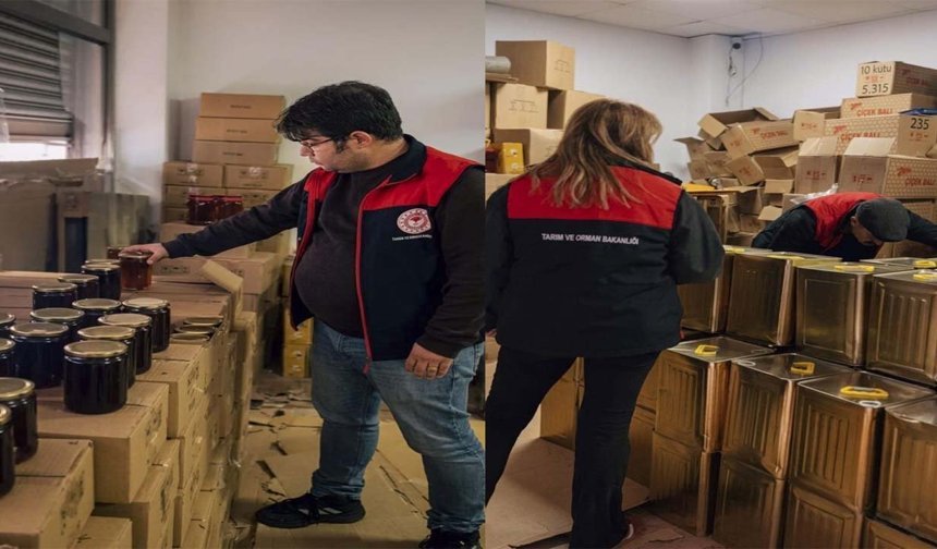 Denizli’de sahte bal operasyonu 4 tonun üzerinde ürün ele geçirildi