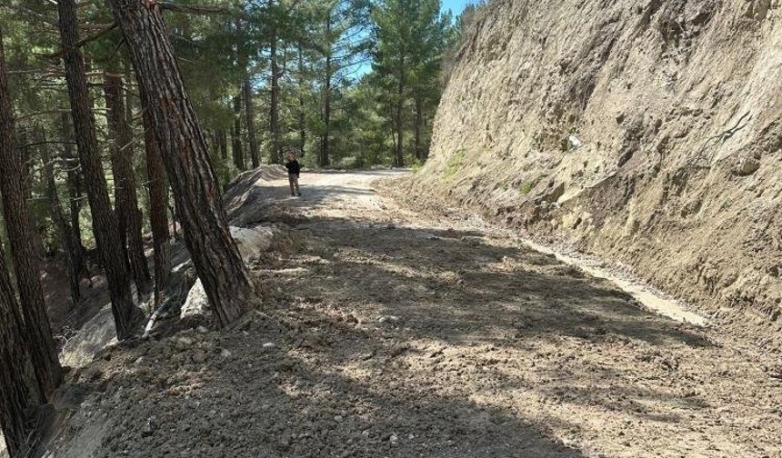 Çameli Belediyesi heyelan sonucu kapanan yolları ulaşıma açtı