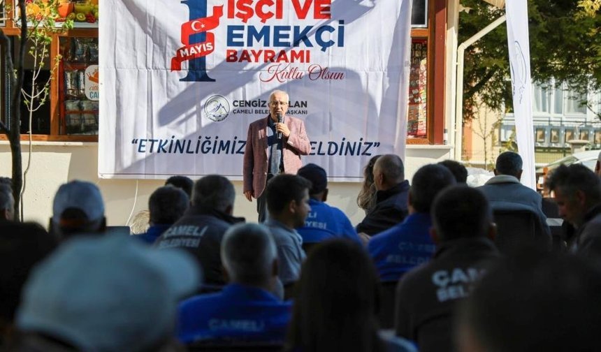 Çameli Belediyesi personeli 1 Mayıs’ta bir araya geldi