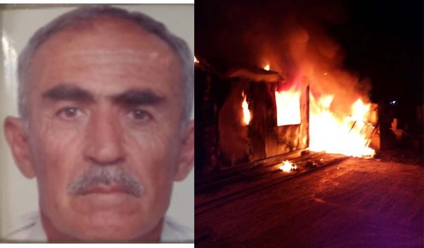 Yanan evde mahsur kalan yaşlı çift hayatını kaybetti