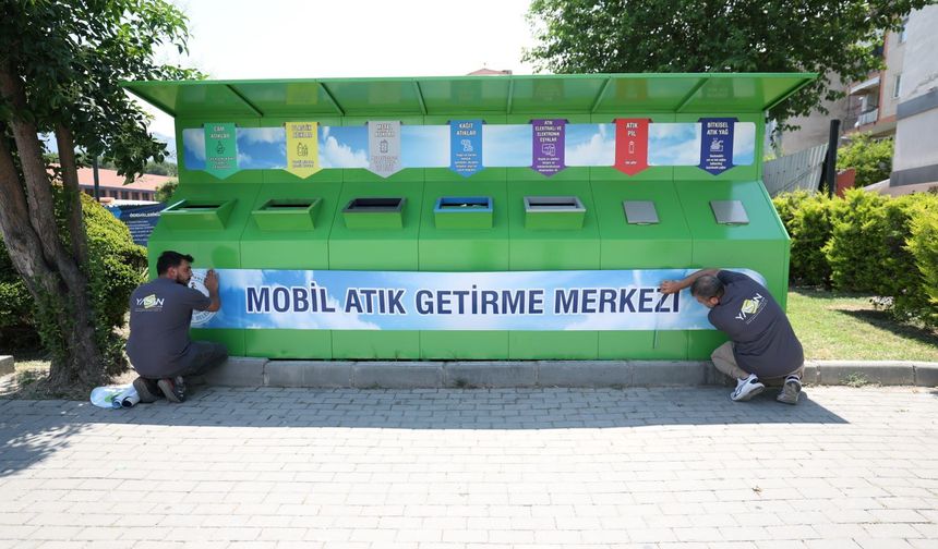 Pamukkale'de  Mobil Atık Getirme Merkezleri Yenileniyor