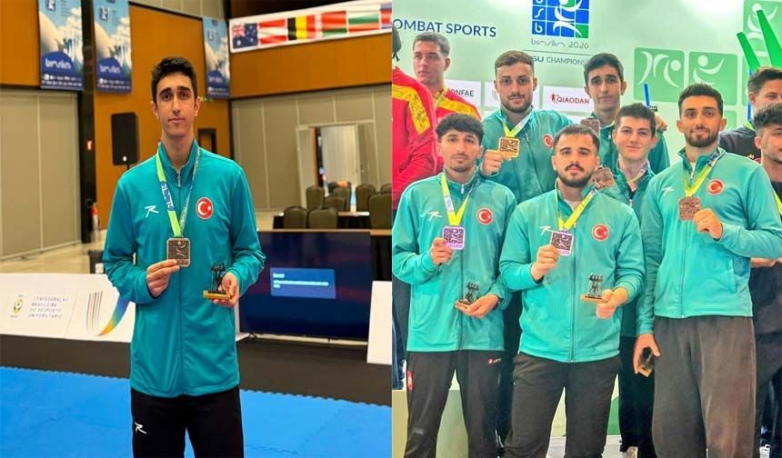 Denizli'li Batuhan Karate Dünya Üçüncüsü Oldu