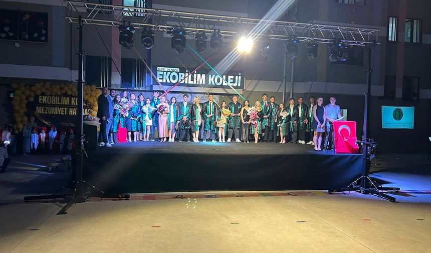 Ekobilim Koleji’nde Muhteşem Mezuniyet Coşkusu