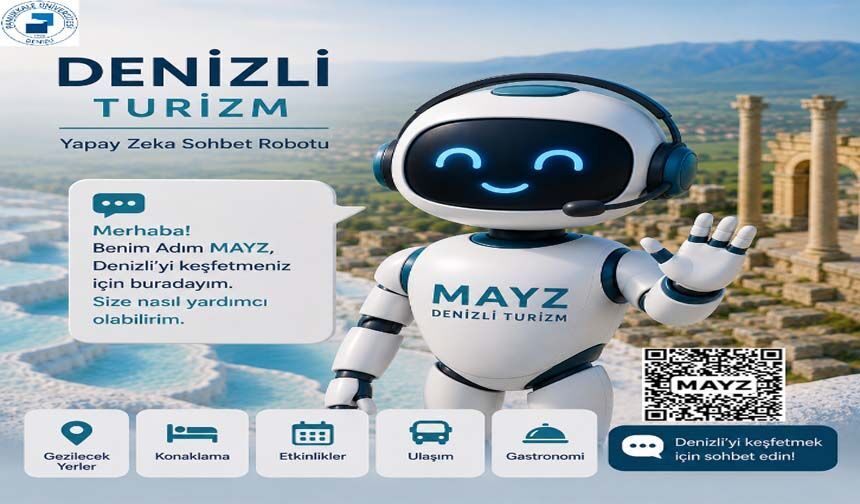 PAÜ’de Denizli Turizm İçin Yapay Zekâ Sohbet Robotu MAYZ Geliştirildi