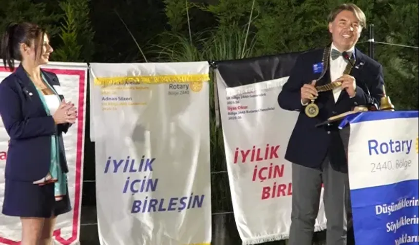 Denizli Rotary'de Bayrak Değişimi: Yeni Başkan Dr. Eda Ünlü