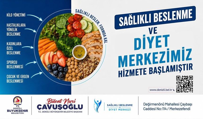 Denizli Büyükşehir’den Ücretsiz Diyetisyen Hizmeti