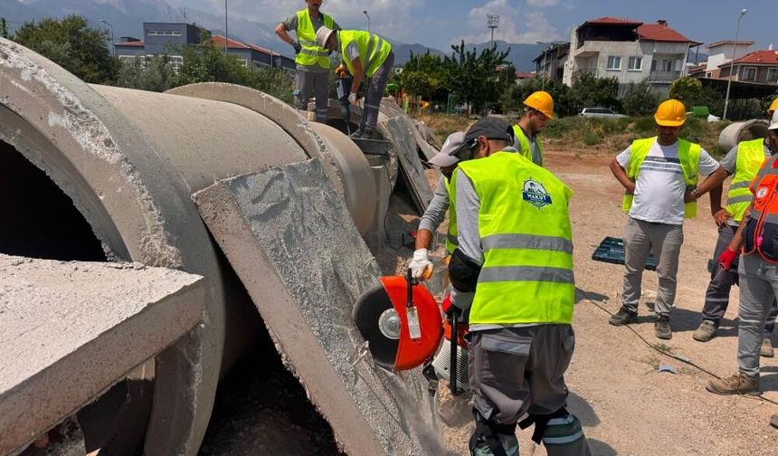 Merkezefendi Enkazda Arama Kurtarma Eğitim Alanında Afetlere Hazırlık Sürüyor