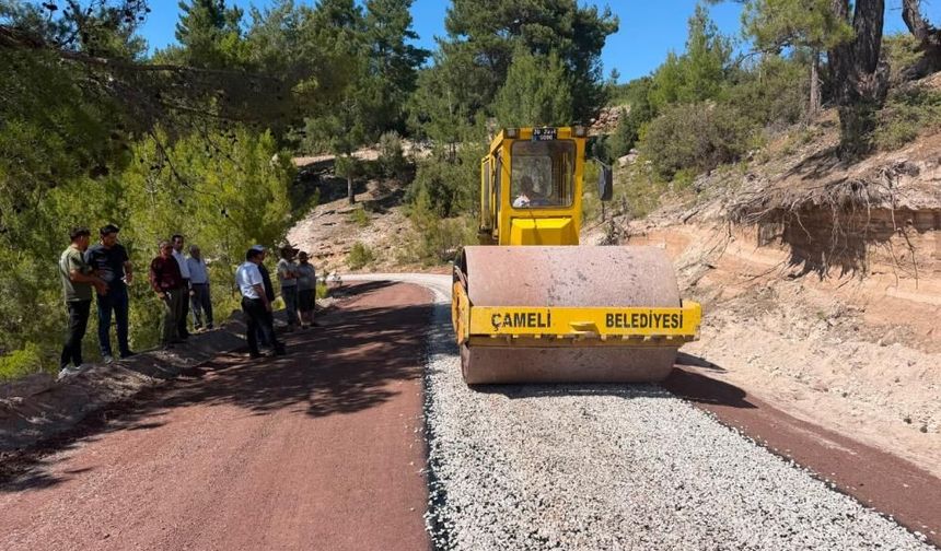 Çameli’nde 2026 Asfalt Sezonu Kolak Mahallesi’nden Başladı