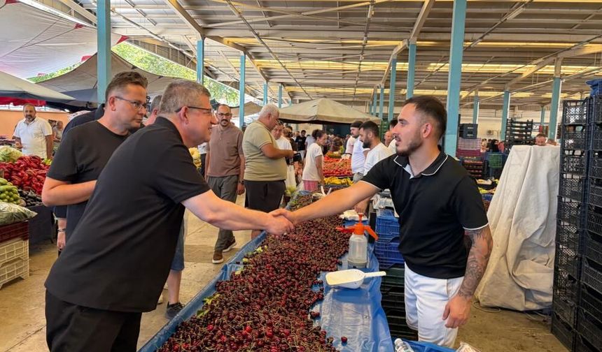 Denizli AK Parti Kayıhan Pazarının Nabzını Tuttu