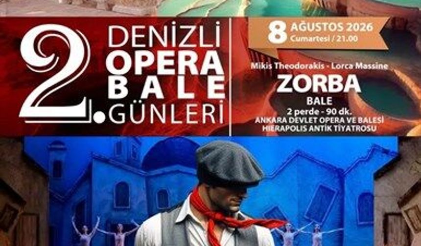 2. Denizli Opera Ve Bale Günleri’nde Geri Sayım Başladı