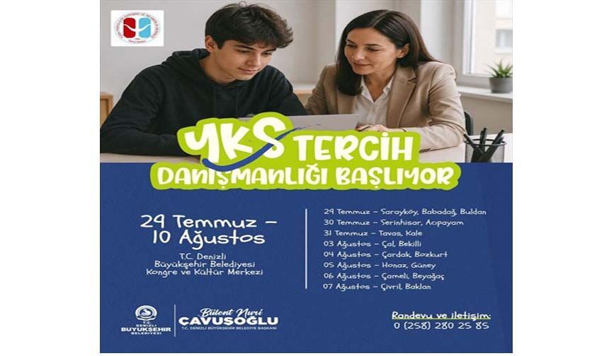 Denizli Büyükşehir’den Üniversite Adaylarına Destek